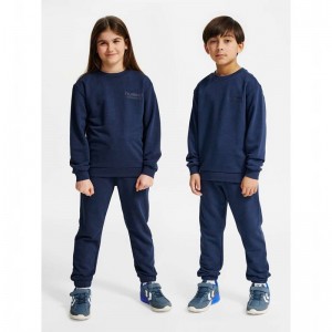 Hummel Jr Base Sweat Sportkleding Kinderen Donkerblauw | 214050-731