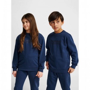 Hummel Jr Base Sweatshirts Kinderen Donkerblauw | 313762-439