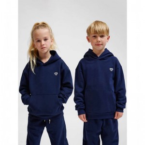 Hummel Jr Loose Bee Hoodie Kinderen Donkerblauw | 588817-897