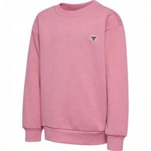 Hummel Jr Loose Crewneck Bee Sneakers Kinderen Roze | 492696-441