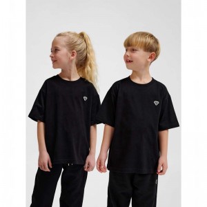 Hummel Jr Loose S/S Bee T-shirts Kinderen Zwart | 022357-443