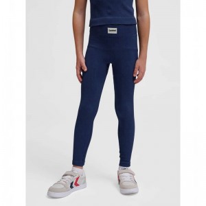 Hummel Jr Seamless Rib Mw Hardloopbroek Kinderen Zwart | 060868-254