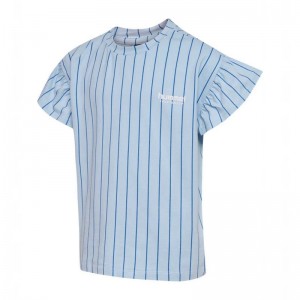 Hummel Kasandra S/S T-shirts Kinderen Blauw | 034107-004