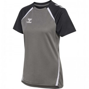 Hummel Lead 2.0 S/S Jersey Dames Grijs | 192841-767