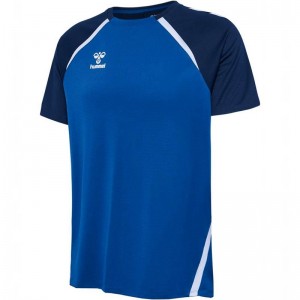 Hummel Lead 2.0 S/S Jersey Heren Blauw | 379582-978