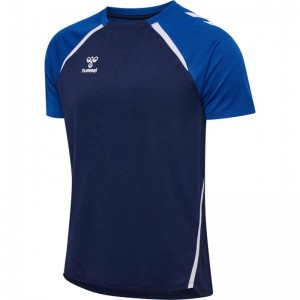 Hummel Lead 2.0 S/S Jersey Heren Donkerblauw | 322735-030