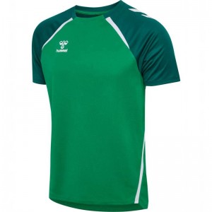 Hummel Lead 2.0 S/S Jersey Heren Groen | 028947-535