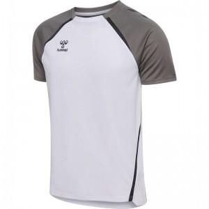 Hummel Lead 2.0 S/S Jersey Heren Wit | 866265-320