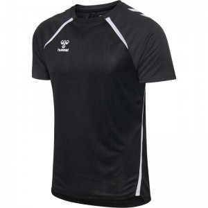 Hummel Lead 2.0 S/S Jersey Heren Zwart | 636369-697