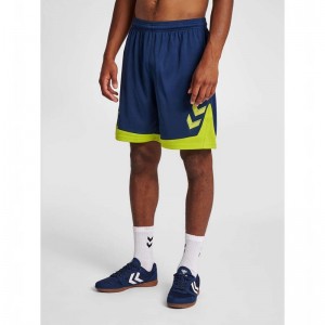 Hummel Lead Poly Korte Broek Heren Donkerblauw | 028999-256