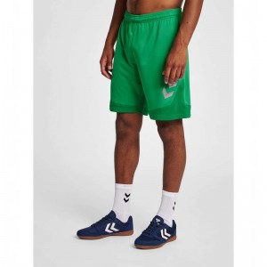 Hummel Lead Poly Korte Broek Heren Groen | 846981-005