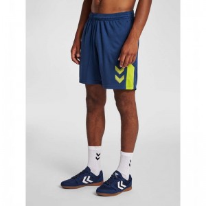 Hummel Lead Trainer Korte Broek Heren Donkerblauw | 644154-976