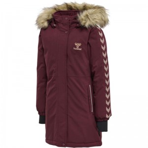 Hummel Leaf Tex Jassen Kinderen Bordeaux | 191527-231