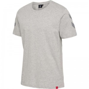 Hummel Legacy Chevron Plus T-shirts Heren Grijs | 946886-116