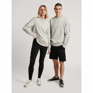 Hummel Legacy Chevron Sweatshirts Heren Grijs | 757356-447