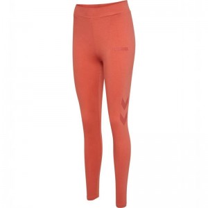 Hummel Legacy High Waist Hardloopbroek Dames Abrikoos | 277407-379