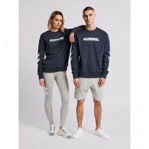 Hummel Legacy Sweatshirts Heren Donkerblauw | 444266-921