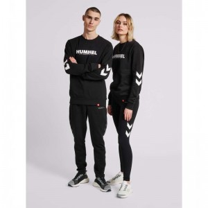 Hummel Legacy Sweatshirts Heren Zwart | 250876-499