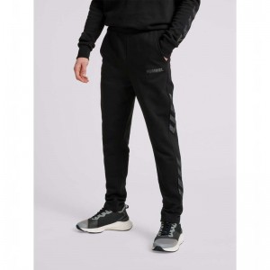 Hummel Legacy Tapered Broek Heren Zwart | 907944-223