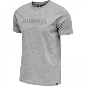 Hummel Legacy T-shirts Heren Grijs | 113788-009