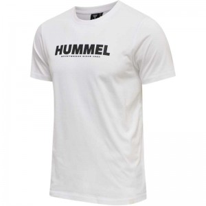 Hummel Legacy T-shirts Heren Wit | 405374-234