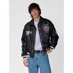Hummel Letterman Sportswear Jassen Heren Zwart | 522252-423