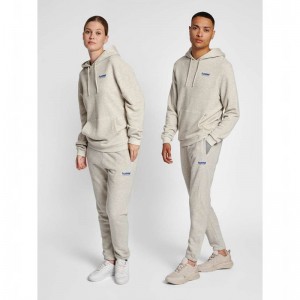 Hummel Lgc Austin Regular Hoodie Heren Beige | 629884-407