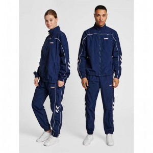 Hummel Lgc Celab Wov Zip Jassen Heren Donkerblauw | 380724-590