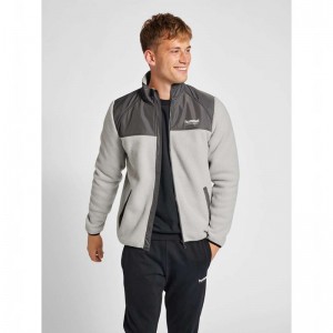 Hummel Lgc Charley Fleece Jassen Heren Grijs | 216175-790