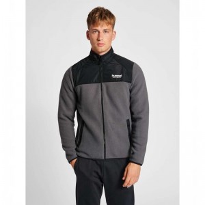 Hummel Lgc Charley Fleece Jassen Heren Grijs | 116438-854