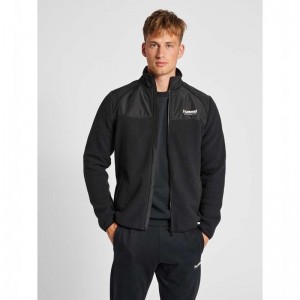 Hummel Lgc Charley Fleece Jassen Heren Zwart | 211493-054