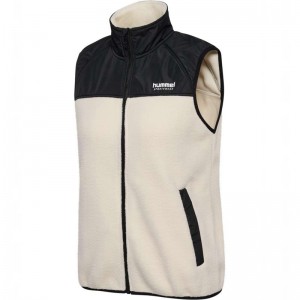 Hummel Lgc Malikat Fleece Vest Dames Wit | 262101-350