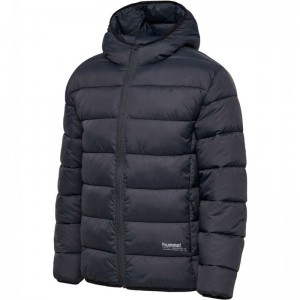 Hummel Lightweight Puffer Jassen Heren Zwart | 314346-753