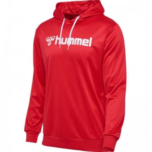 Hummel Logo Hoodie Heren Rood | 714928-565