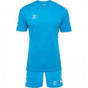 Hummel Logo Sets Heren Blauw | 335003-043