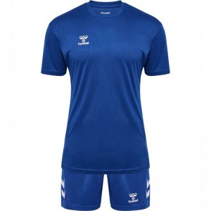 Hummel Logo Sets Heren Blauw | 627136-537