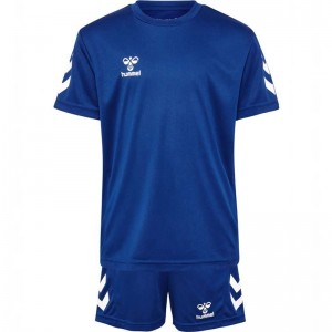Hummel Logo Sets Kinderen Blauw | 002633-812