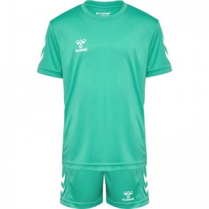 Hummel Logo Sets Kinderen Groen | 175329-760