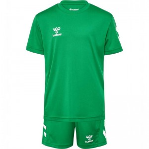 Hummel Logo Sets Kinderen Groen | 768762-344