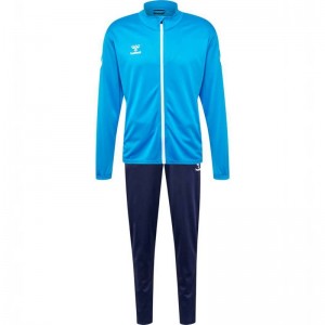 Hummel Logo Suit Sweatshirts Heren Blauw | 613237-716