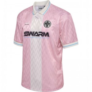 Hummel Loose Fb S/S Jersey Heren Roze | 427811-389