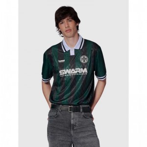 Hummel Loose Football S/S Jersey Heren Groen | 776966-697