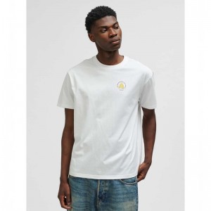 Hummel Loose S/S Call Us T-shirts Heren Wit | 806802-178