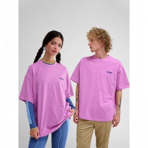 Hummel Loose S/S Headball T-shirts Heren Roze | 954453-368