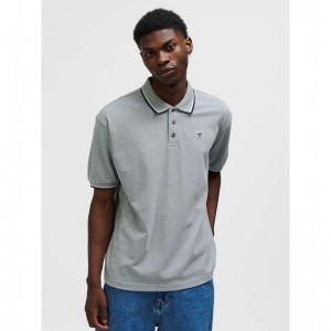 Hummel Loose Shirt S/S Bee Poloshirt Heren Grijs | 921599-995