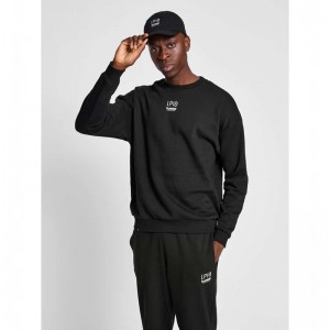 Hummel Lp10 Boxy Sweatshirts Heren Zwart | 808294-743