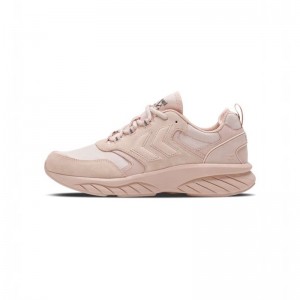 Hummel Marathona Reach Lx Tonal Rib Sneakers Heren Roze | 526644-570