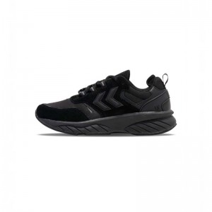 Hummel Marathona Reach Lx Tonal Rib Sneakers Heren Zwart | 118761-688