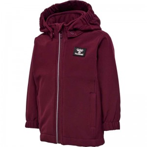 Hummel Mars Tex Mini Softshell Jassen Kinderen Bordeaux | 550856-412