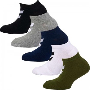 Hummel Match Me 5-pack Sokken Kinderen Olijfgroen | 002434-362